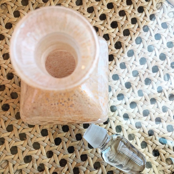 Lavorazione T. Murano Arte Blown Glass Perfume Bottle from Italy - Picture 5 of 8